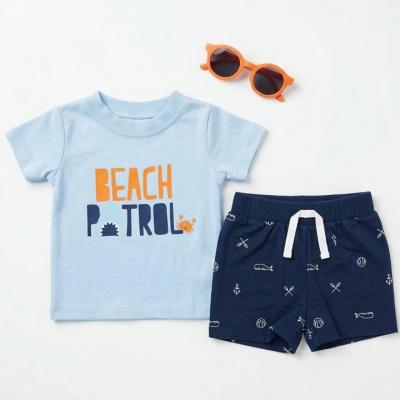 TIAGHRB Kids Fashion  * TH2831408 "Beach Patrol  "top shorts and glasses ( 3-18 months)