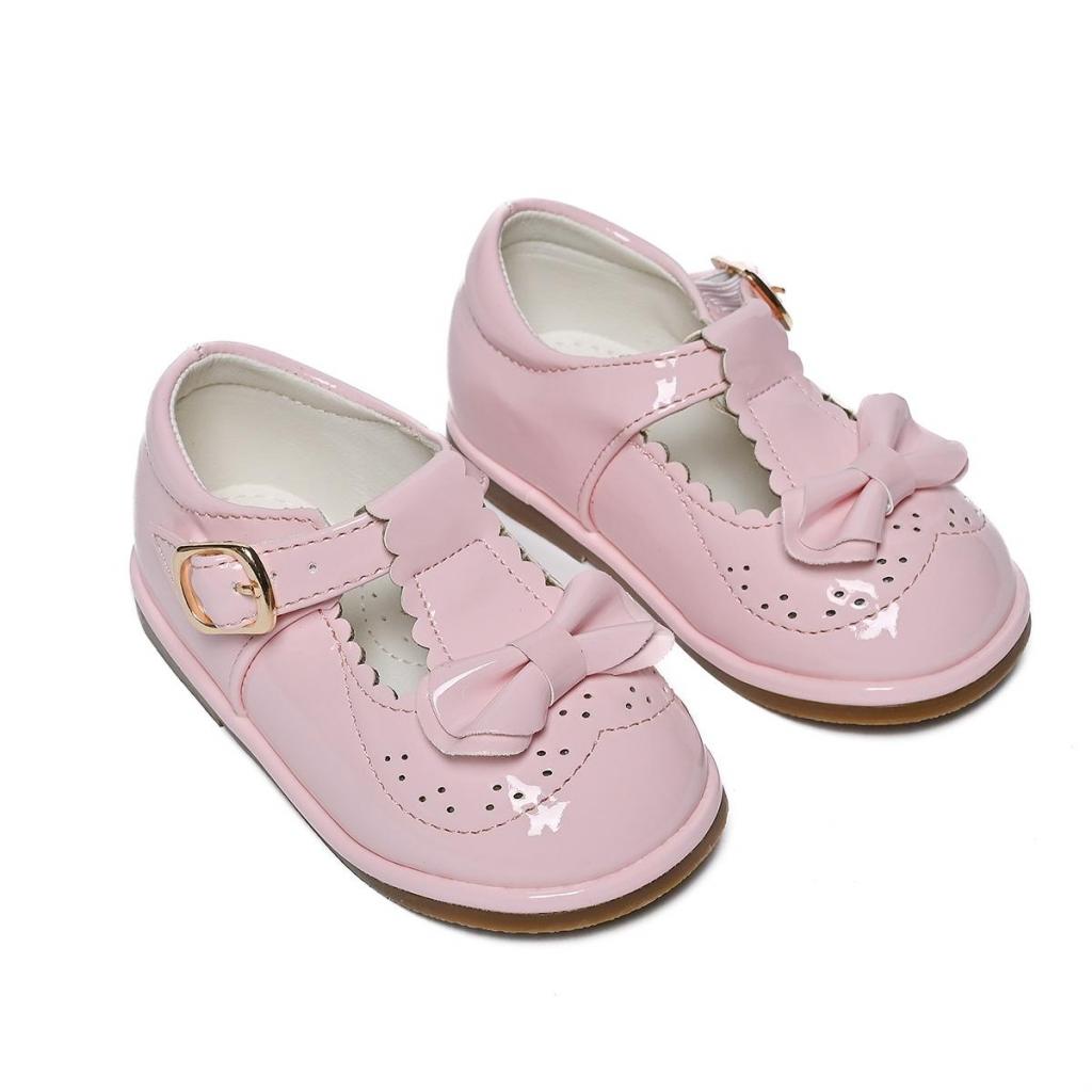 Tia London   TIHS23-25 Pink Patent Shoes(3-10)