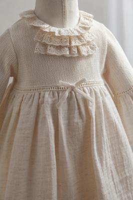 TO3898-E  "lace" Woven Dress (6-36 months)