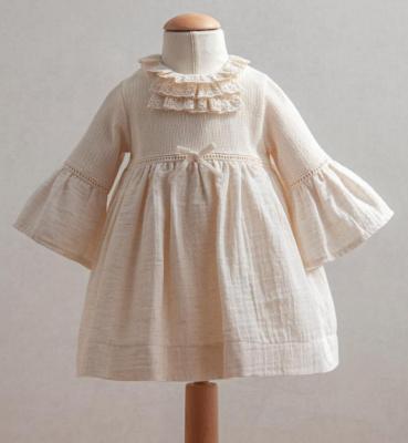 Tongs Baby 3898 * TO3898-E "lace" Woven Dress(6-36 months)