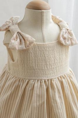 Tongs Baby 3945E * TO3945-C Floral and Stripe Woven Dress(6-36 months)