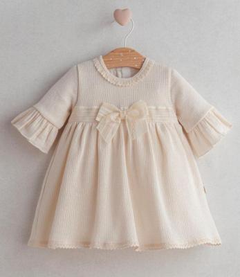 Tongs Baby 5435P * TO5435-E Bow and Lace Dress (6-36 months)