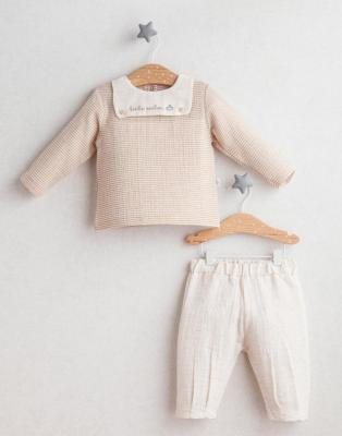 Tongs Baby 5484Kahve 8692023111502 TO5484-K Coffee "Little Sailor" Two Piece ( 6-36 months)