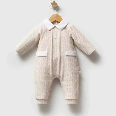 Tongs Baby  * TO5610-E Spanish Textured Romper (0-9 months)