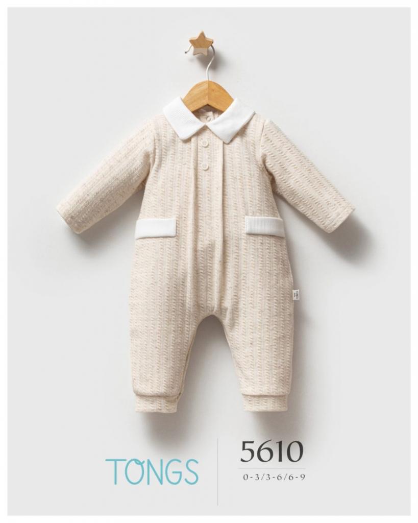 Tongs Baby   TO5610 Spanish Textured Romper (0-9 months)