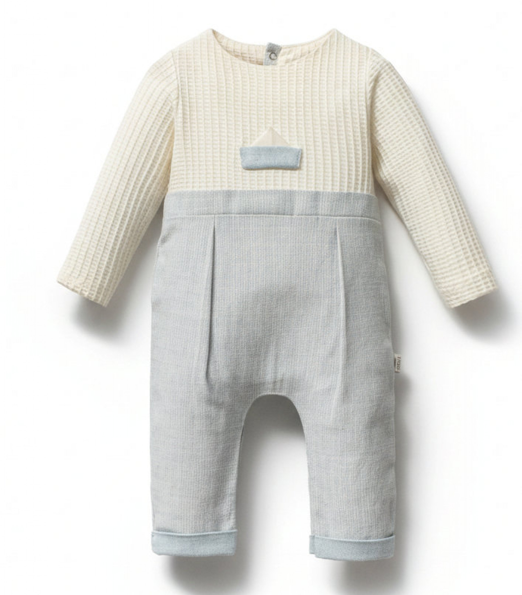 Tongs Baby 5740 8692023117050 TO5740-S Waffle Romper   (0-9 months)