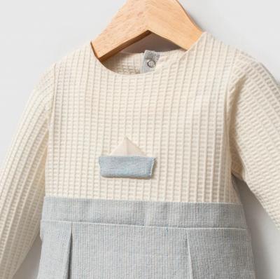 Tongs Baby 5740 8692023117050 TO5740-S Waffle Romper   (0-9 months)