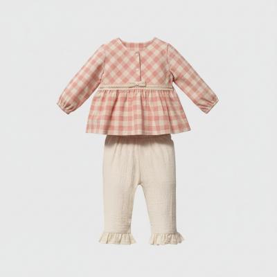 Tongs Baby  * TO5770 Checked Outfit (6-36 months)