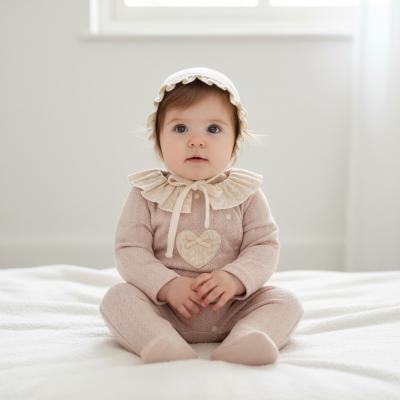 TO5781P Floral and pointelle All In one set (0-6 months)