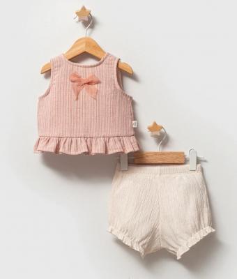Tongs Baby  8692023119689 TO5831P  Shorts and sun top(3-18 months)