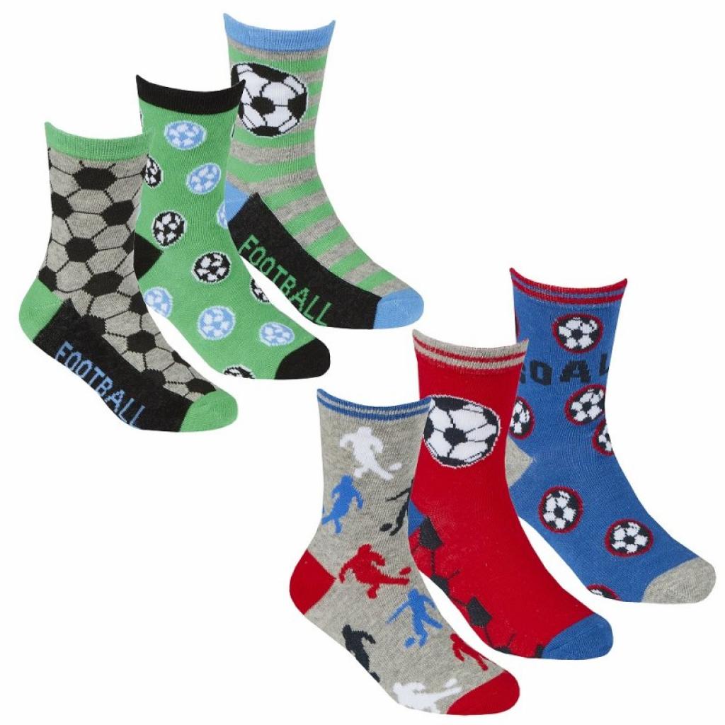 Tick Tock 42B671 5056188227949 TT42B671 Cotton Rich "Football" Socks (6-3.5)