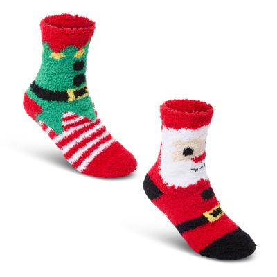 TT42B860  Christmas Gripper Cozy sock  (6-3.5)