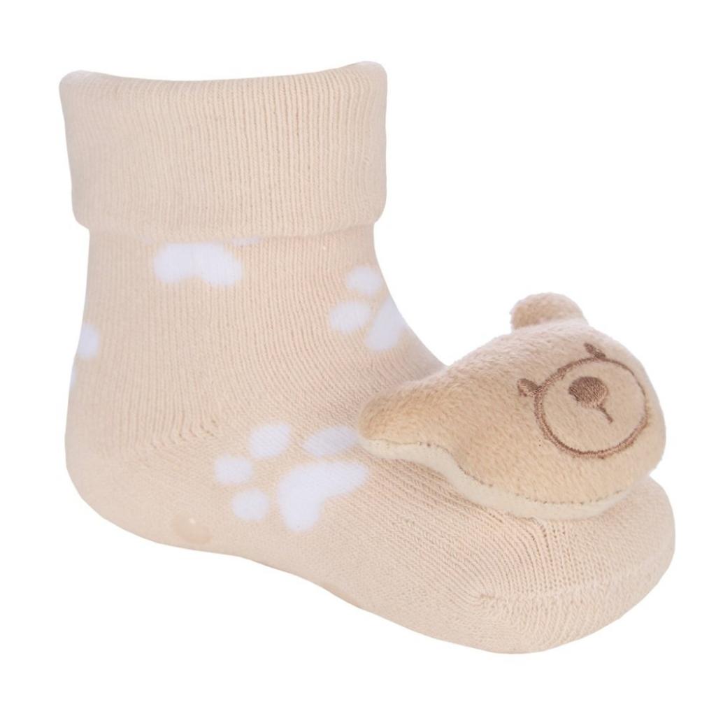 Tick Tock 43B1027  TT44B1027 Novelty terry Teddy Sock (0-12 months)