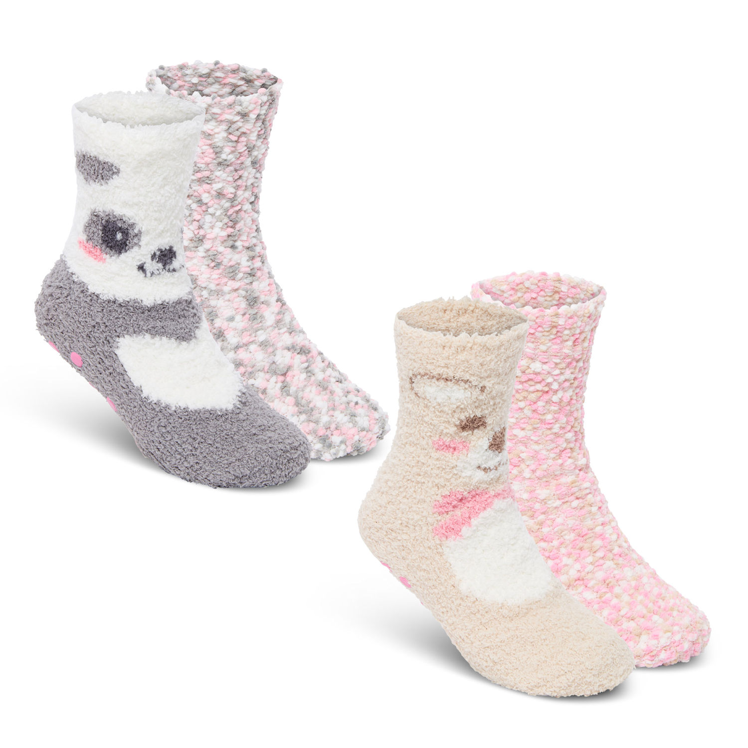 Tick Tock 43B894 * TT43B894 Twin Pack Cosy socks ( 2 designs 9-3.5)