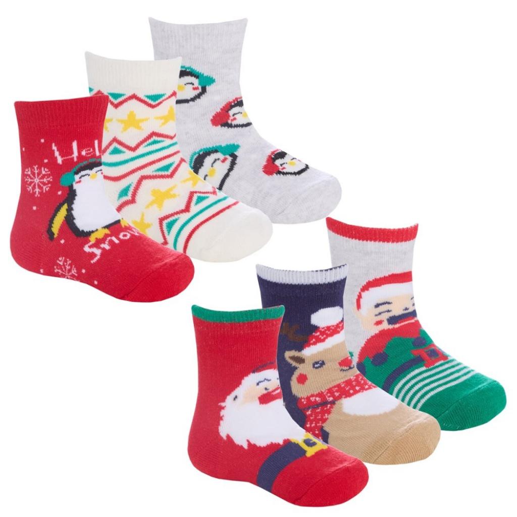Tick Tock 44B1030/XMAS 5056188242713 TT44B1030 Christmas Socks (0-5.5)
