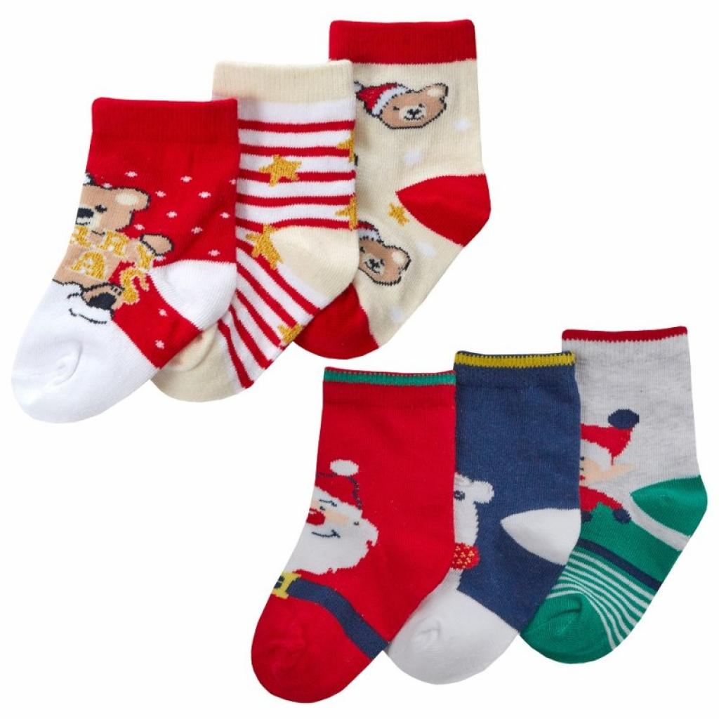 Tick Tock  * TT44B989 Christmas Socks (0-5.5)
