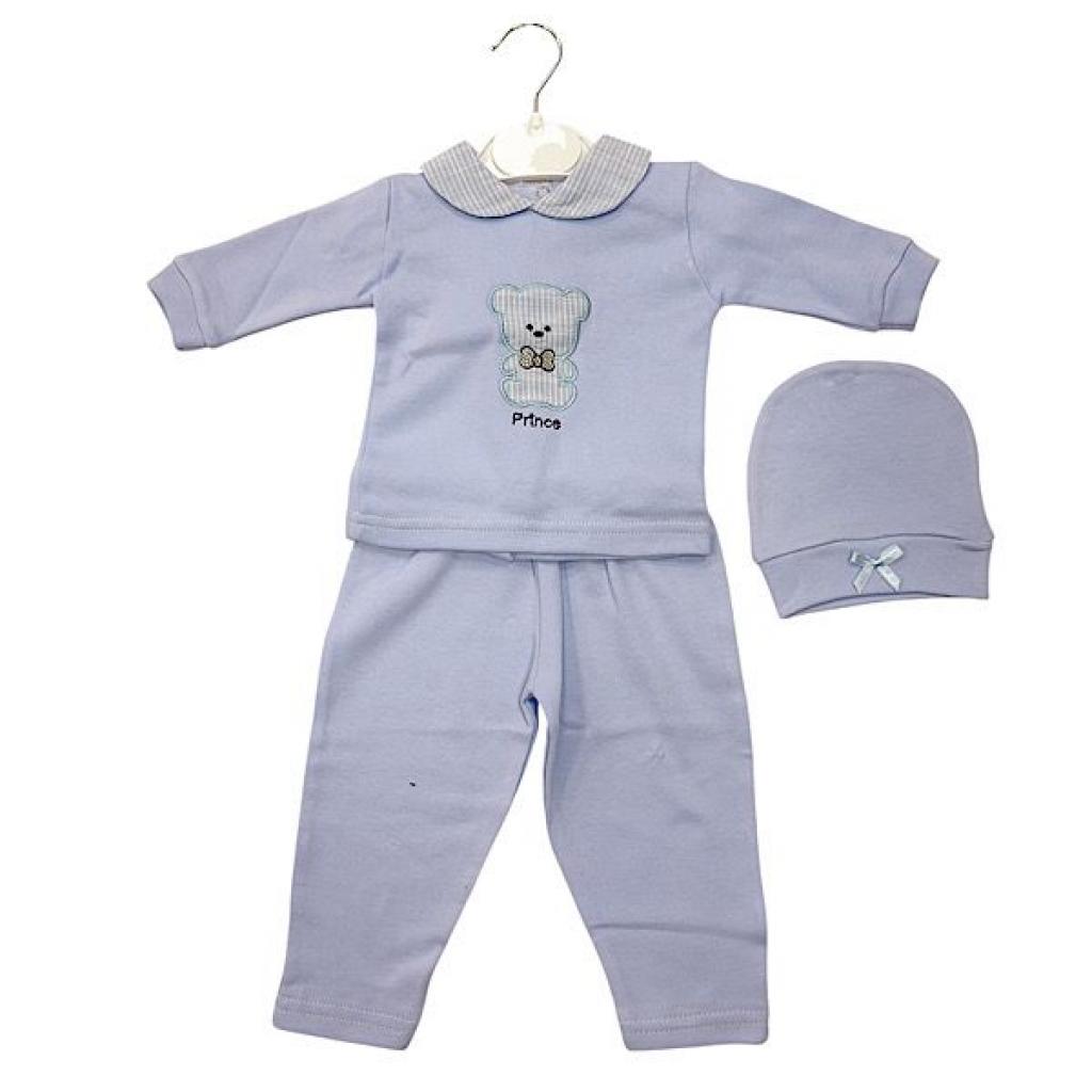 Visara & Vivaki  * VS0262S Teddy Three Piece(0-9 months)