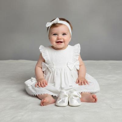 VS22132-W  Doby Dress , pants , headband and shoes (0-12 months)