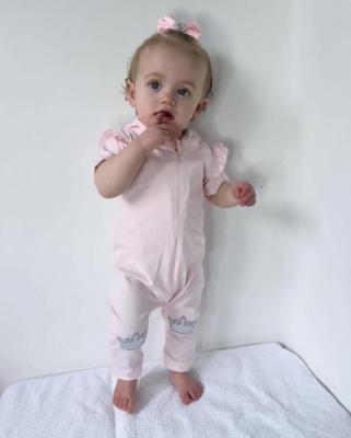 Visara & Vivaki   VS481613P Crown Zipped Romper (0-12 months)