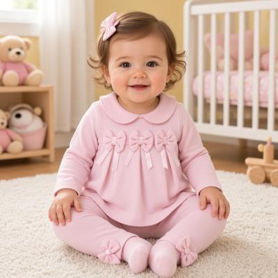 VS8759p  Pink Bows  Set  (6-24 months)