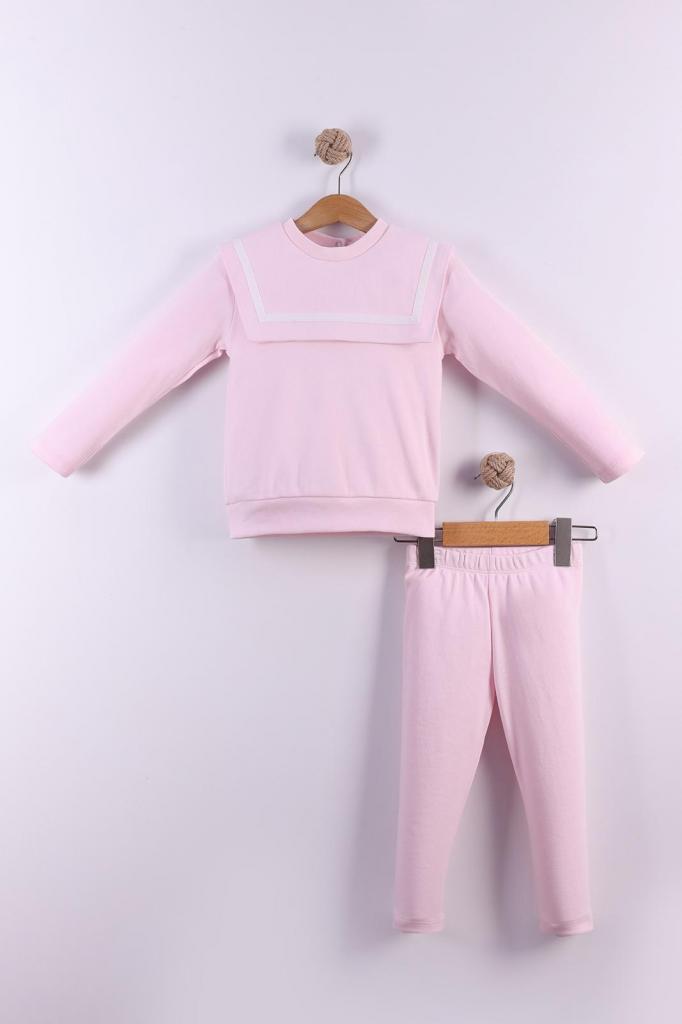 Visara & Vivaki   VS8834P Pink Sailor Collar  Set (6-36 months)