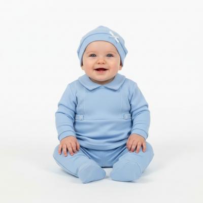 Visara & Vivaki 25134-B  VV25134-B Embroidered Three Piece Set (0-9 months)