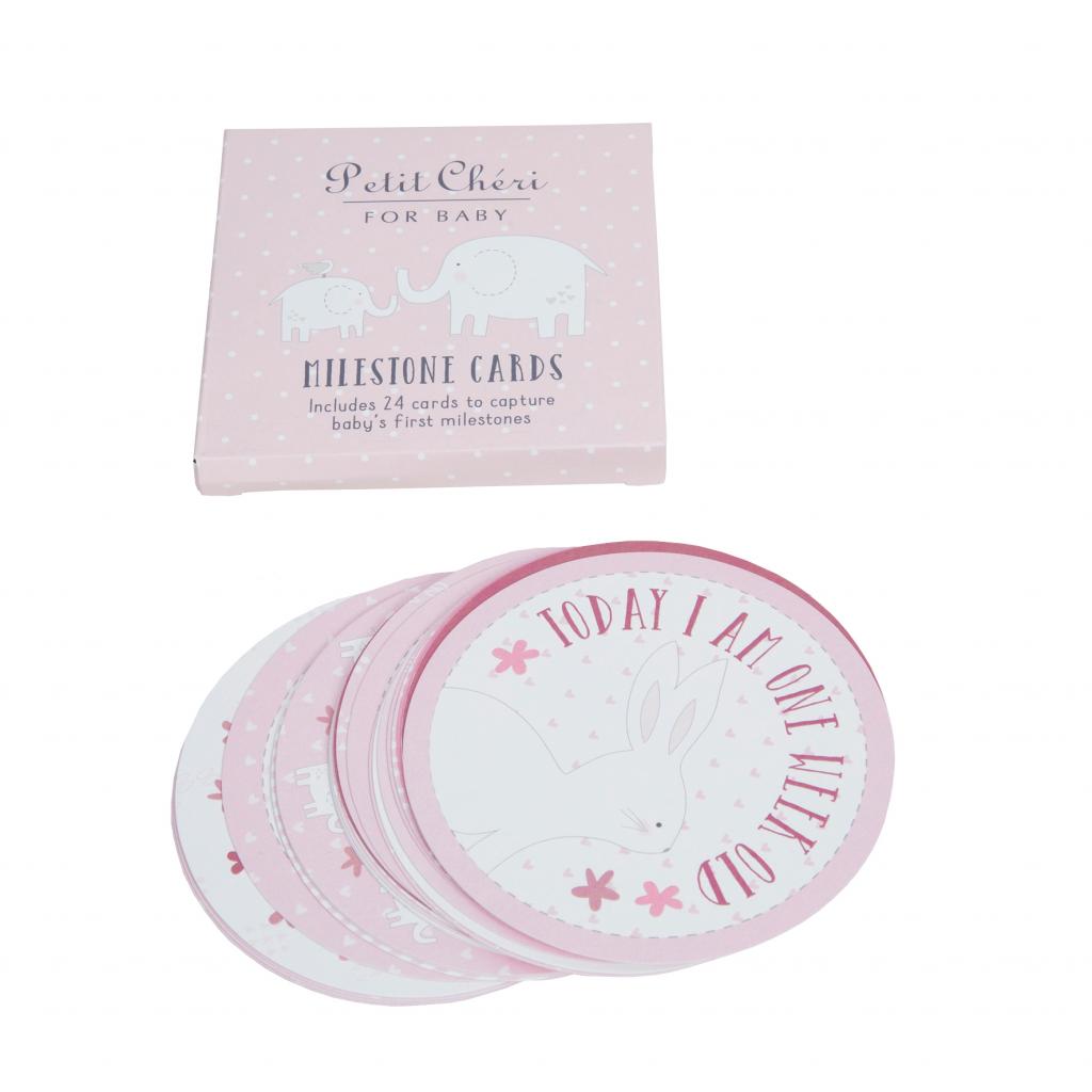 Celebrations CG1736P 5017224860704 WBCG1736P Pink Milestone Cards