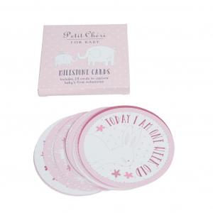 Celebrations CG1736P 5017224860704 WBCG1736P Pink Milestone Cards