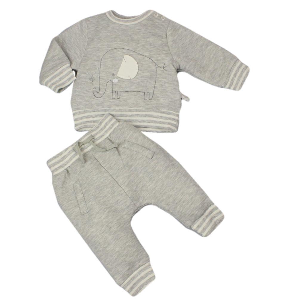 Watch Me Grow TSTC12106 * WMC12108g Elephant Two Piece Quilted  Set (0-9 months)