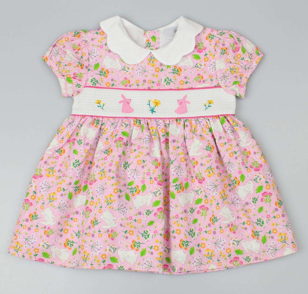 Watch Me Grow DRS/E33219 050750081793 WME33219 Floral and Bunny Dress(12-24 months)