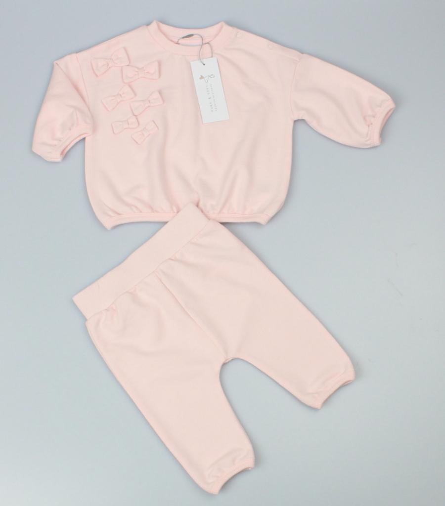Pure & Soft JOS/C12767 * PSD12767 Ditsy Classic Bow trouser set ( 0-6 months)
