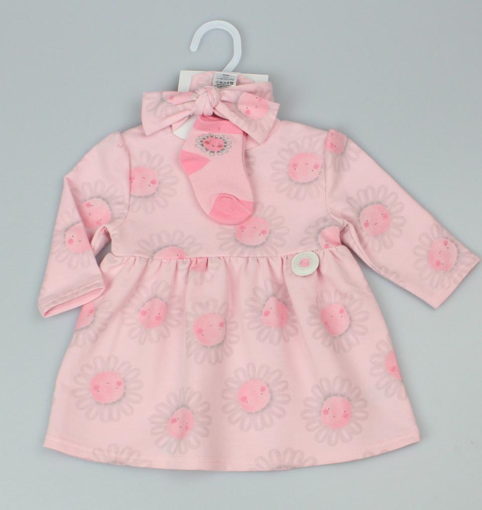 Pure & Soft JOS/C12239 * PSD12769 Daisy Dress set ( 0-6 months)