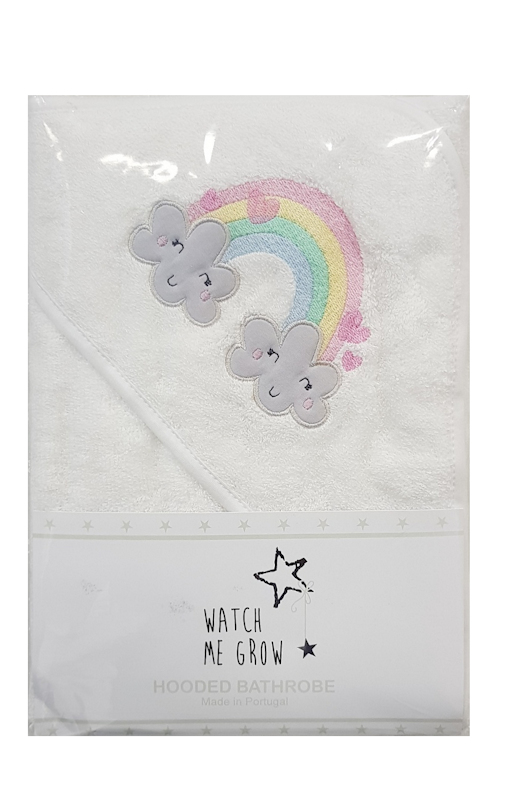 Watch Me Grow TWL/L1035 5050750049472 WMGL1035 "Rainbow" Hooded Bath Robe