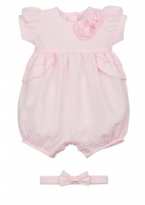 WMK14240  Rosebud Romper  Set  (0-6 months)