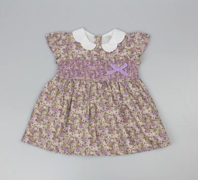 Watch Me Grow DRS34218  WMK34221 Floral Smocked Dress Set (12-24 months)
