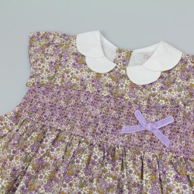 Watch Me Grow DRS34218  WMK34221P Floral Smocked Dress Set (12-24 months)