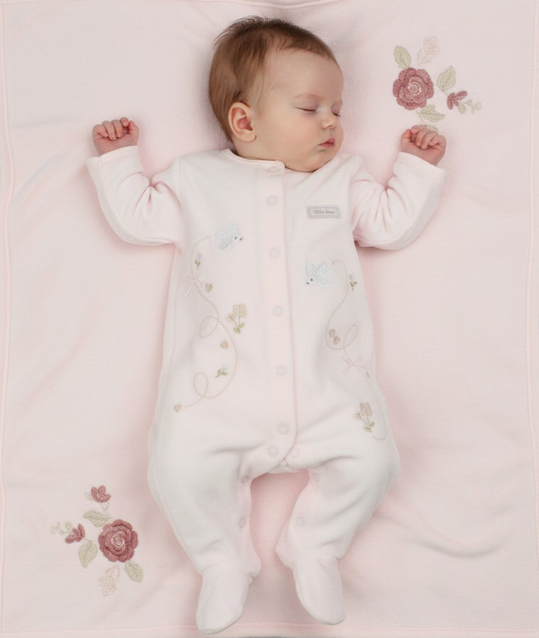 Watch Me Grow VST/N14622  WMN14622 Velour Bird All in One (0-9 months)