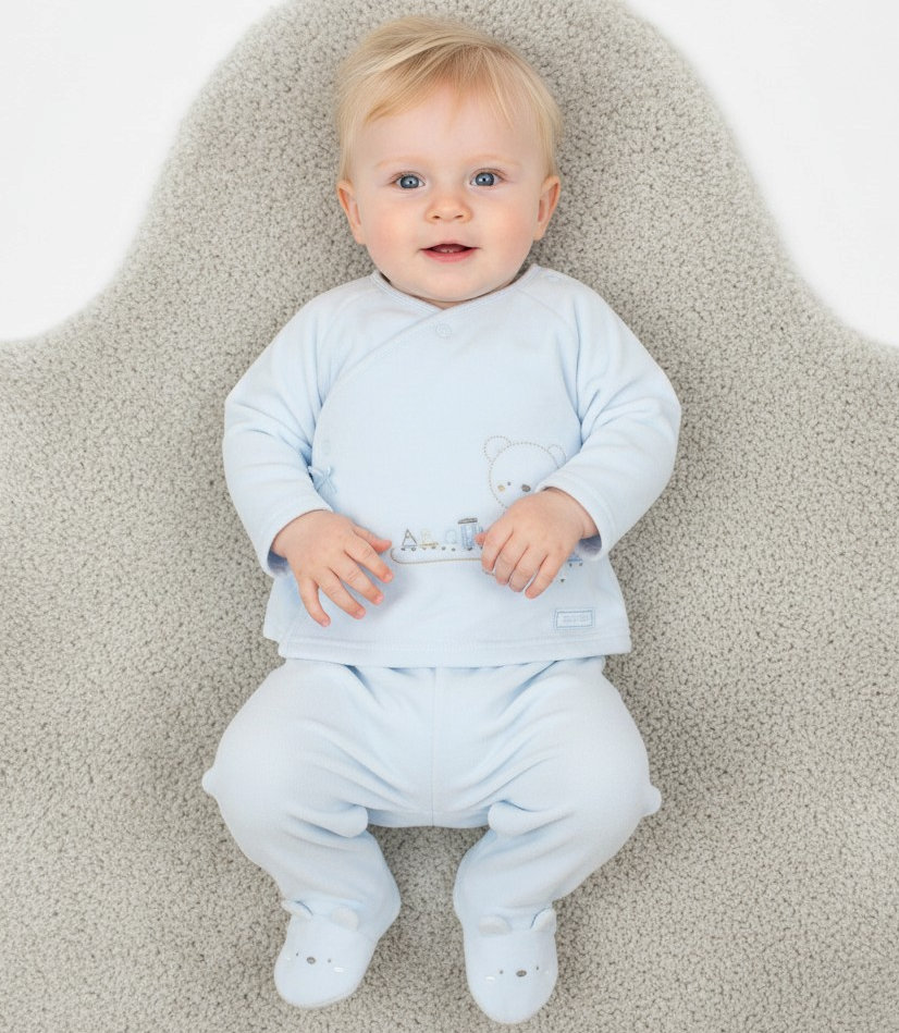 Watch Me Grow VST/N14633  WMN14633 Velour Teddy Top & Trousers (0-9 months)