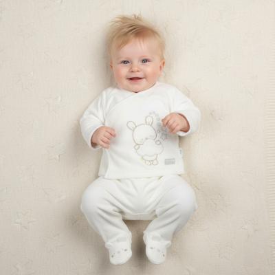 WMN14637  Velour Bunny Top  & Trousers  (0-9 months)