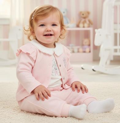 WMN14762  Waffle Bunny Top, Jacket & Trousers  (0-9 months)