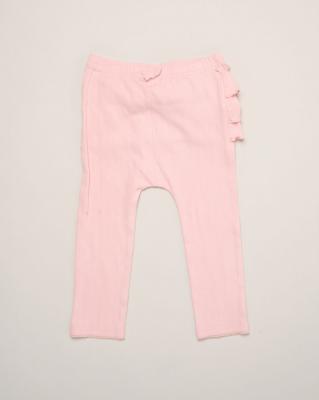Willow & Whistle   WWH13285-P Ribbed Four Piece Outfit (0-9 months)