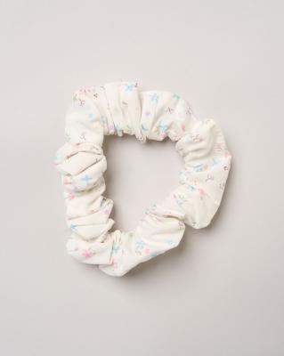 Willow & Whistle H14290 TOD * WWH14290 Floral Shirred Dress and scrunchie(2-4 years)