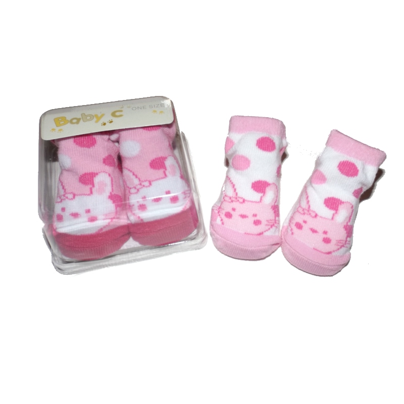 Baby C  5038579061646 BC6164 "Bunny" Design Sock (One Size)