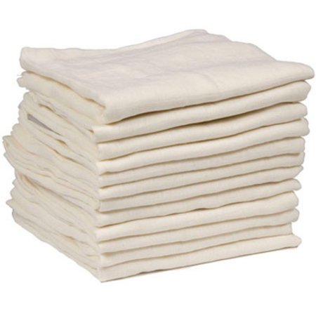 Bee Bo  5029711139651 BO3791c BULK pack of muslin squares (Cream)